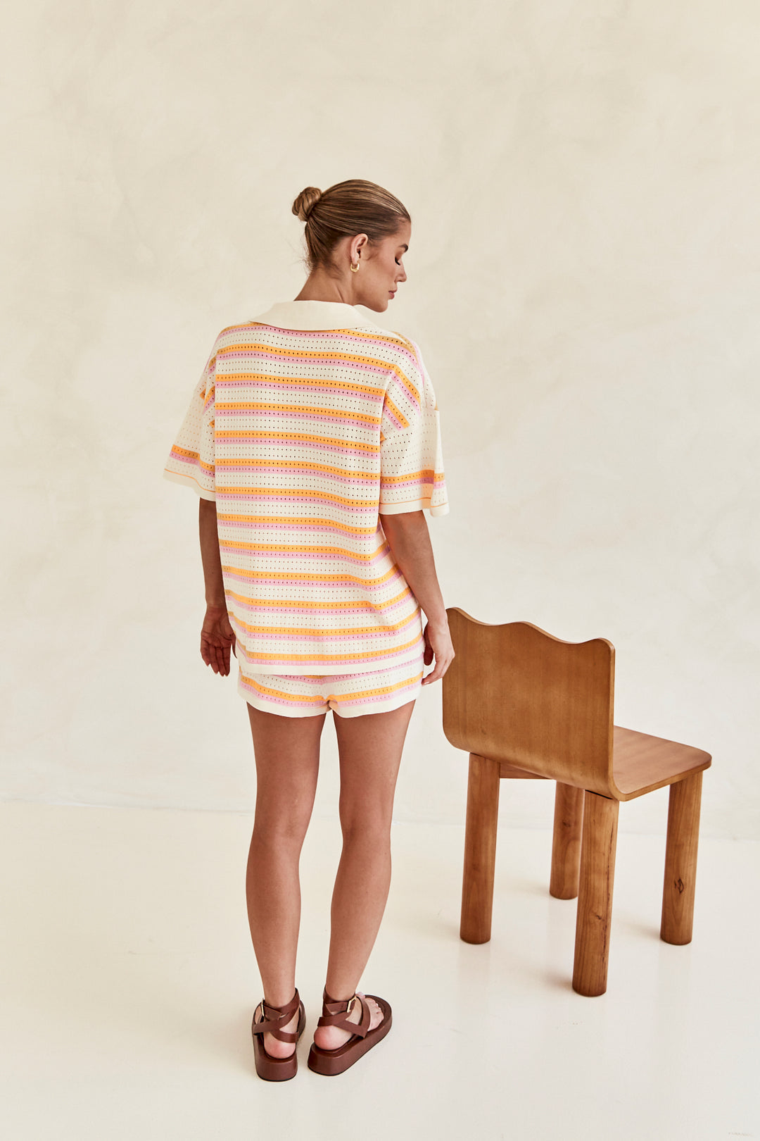 By Esther™ | Striped Linen Summer Set
