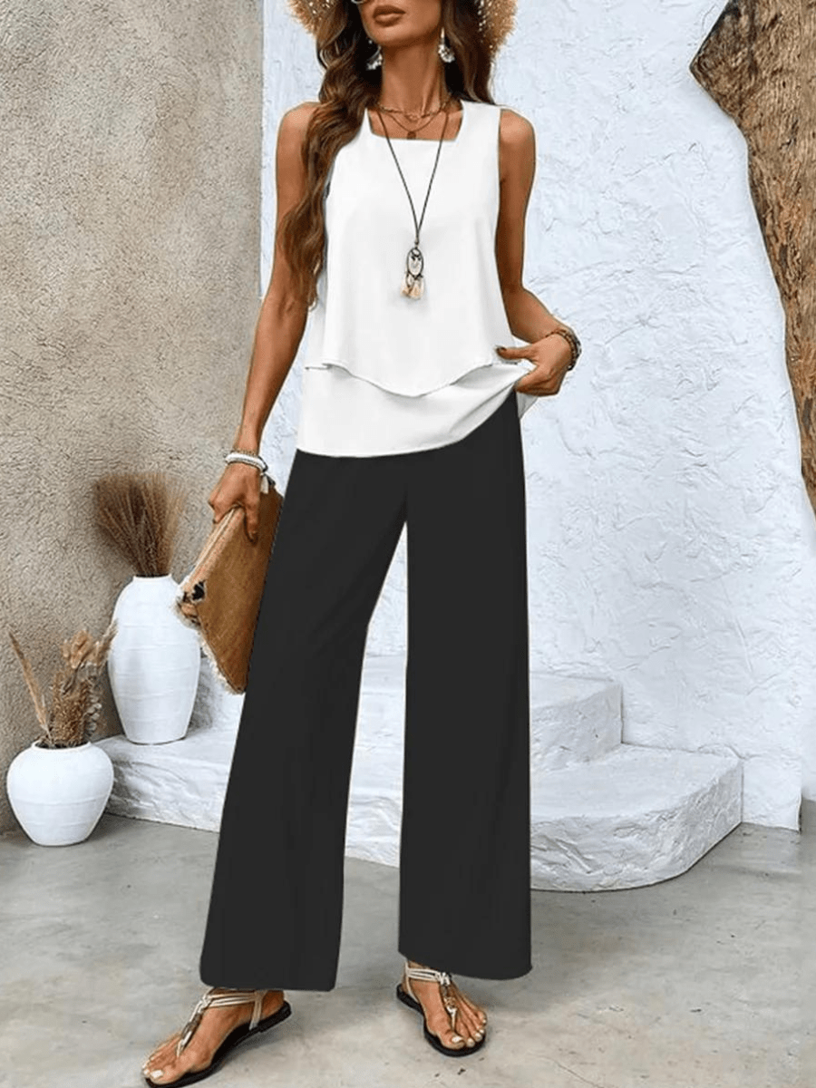 By Esther™ | Serene Two-Piece Set for Effortless Elegance