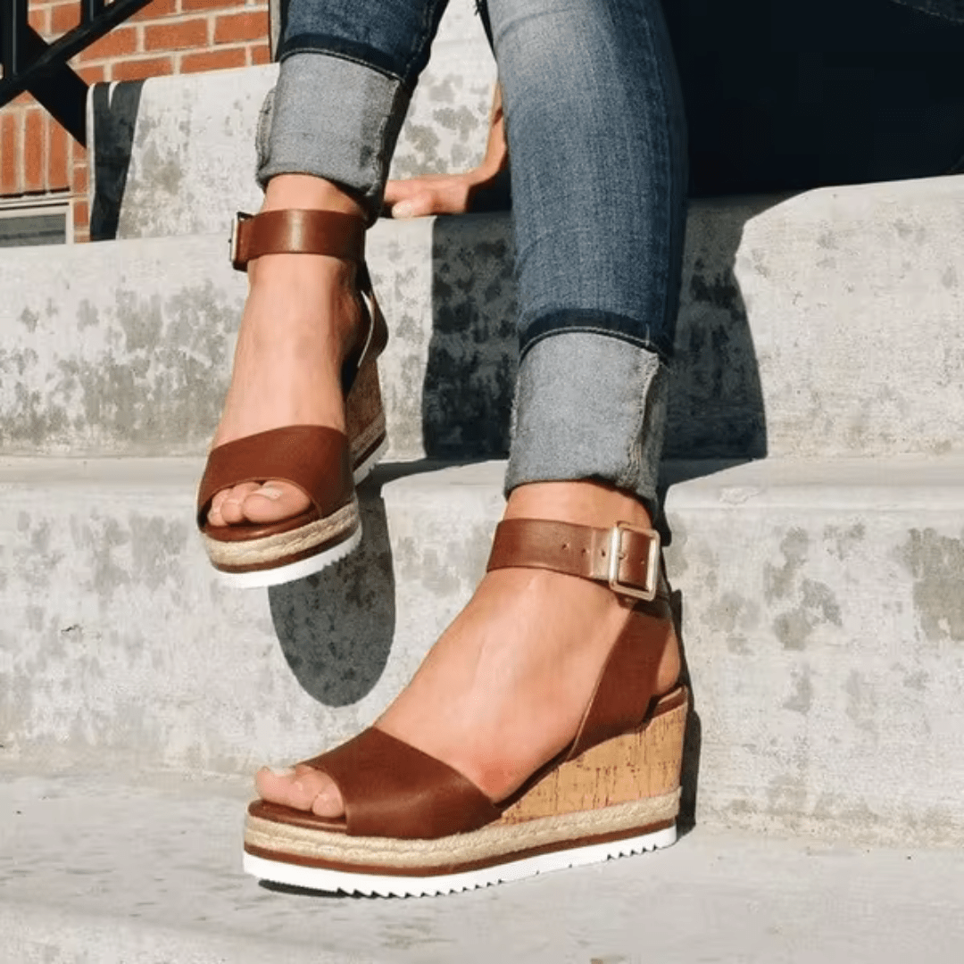 Cassandra™ | Stijlvolle Wedge Sandalen