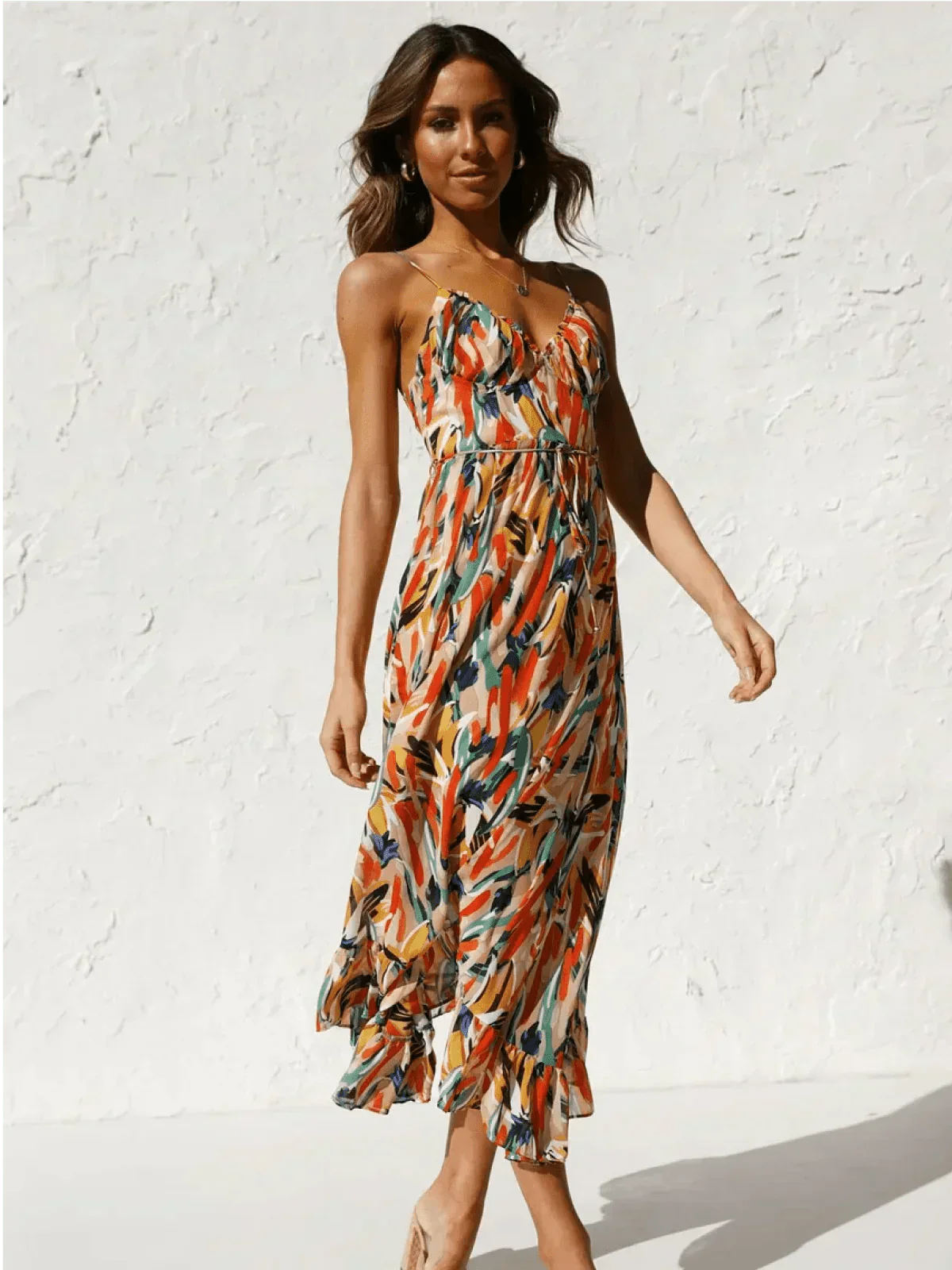By Esther™ | Colourful midi dress