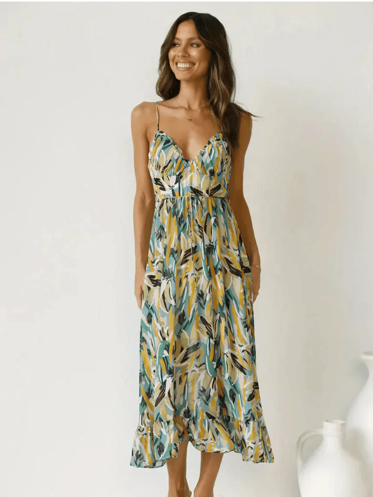 By Esther™ | Colourful midi dress