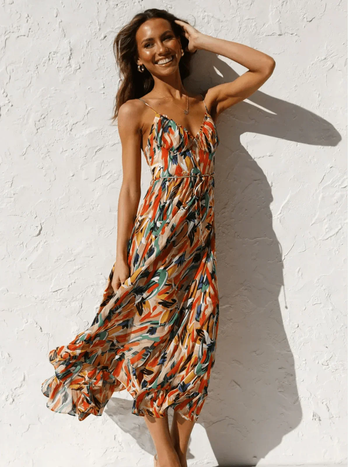 By Esther™ | Colourful midi dress