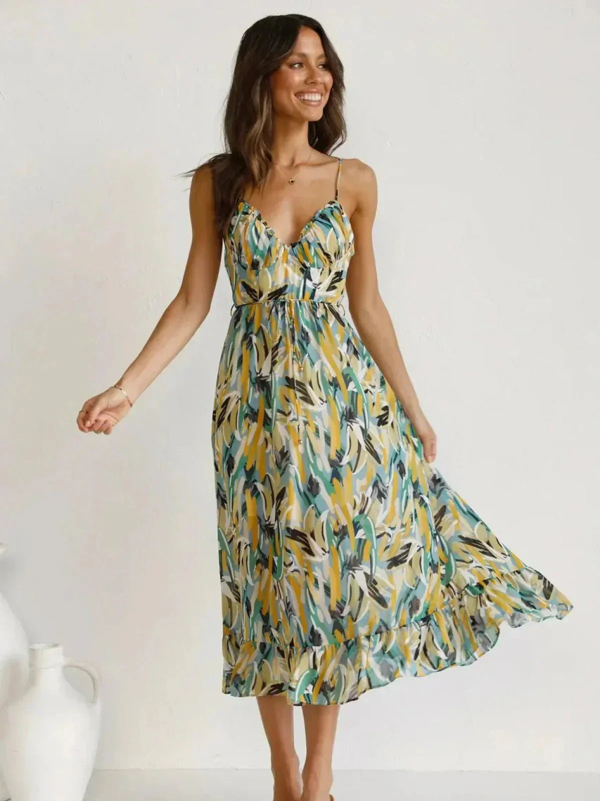 By Esther™ | Colourful midi dress