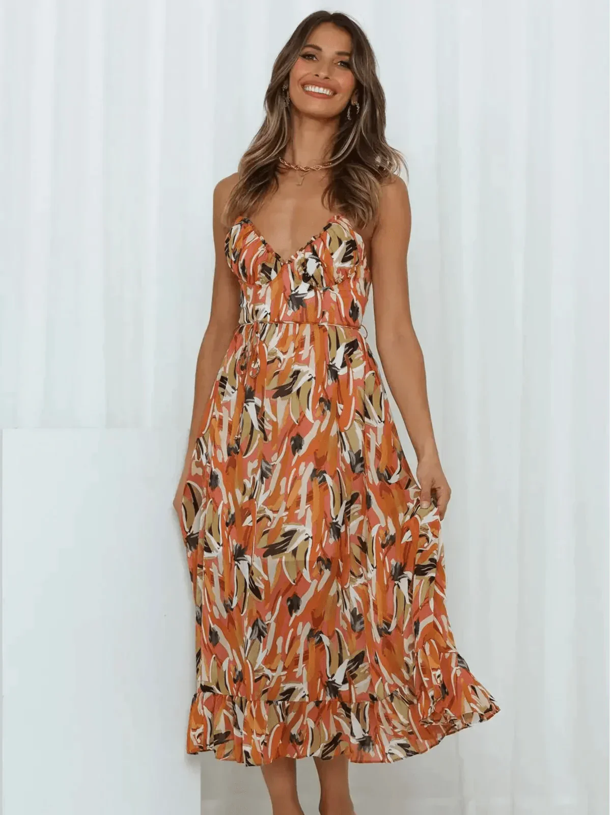 By Esther™ | Colourful midi dress