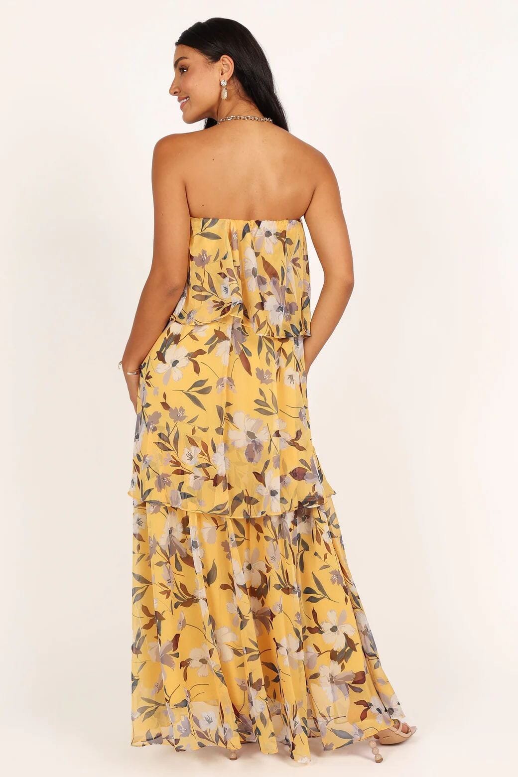 By Esther™ | Layered Strapless Maxi Dress