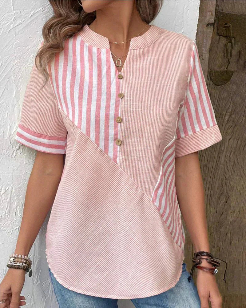 By Esther™ | Classic Striped Top