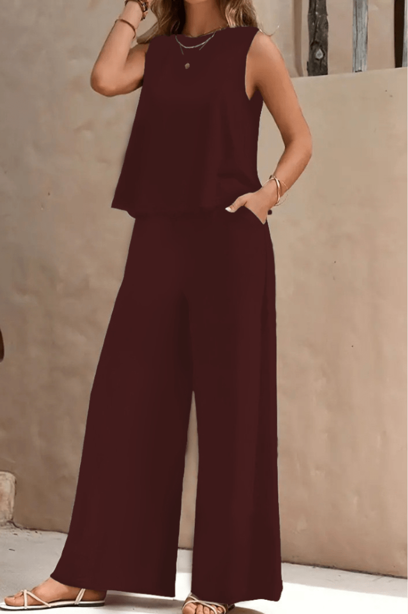 By Esther™ | Comfortable Singlet and Pants Set