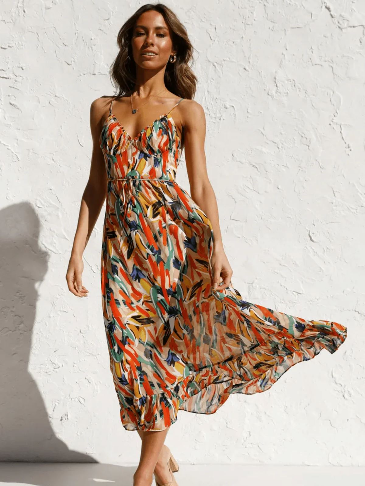 By Esther™ |  Colourful midi dress