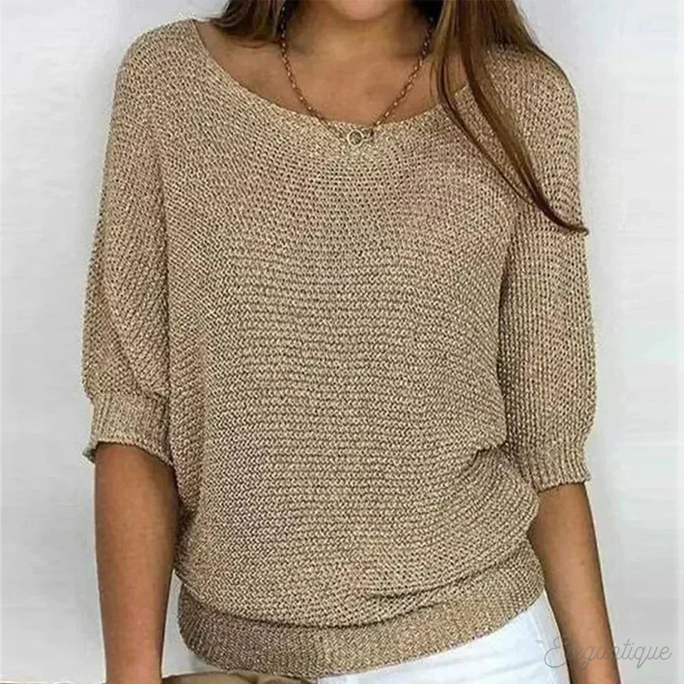 By Esther™ |  Relaxed Knit Top